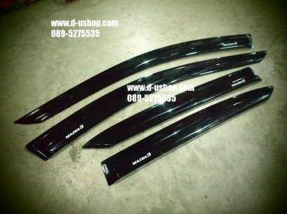 กันสาดสีดำตรงรุ่น Mazda3 All New 2014