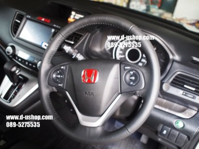 โลโก้ H แดงติดพวงมาลัย JS สำหรับ Honda ทุกรุ่น