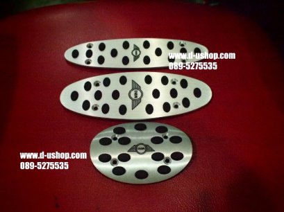 ที่เหยียบกันลื่นตรงรุ่น Mini Cooper รุ่น3ชิ้น