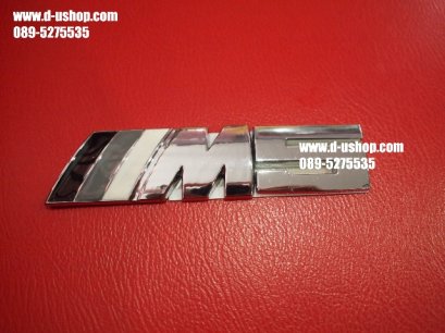 โลโก้ท้ายโครเมียม M5 ดำเทาสำหรับ BMWทุกรุ่น