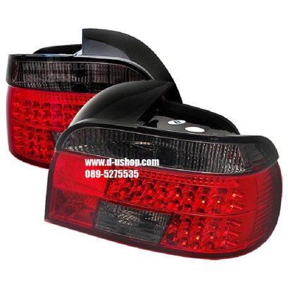 โคมไฟท้ายแดงดำLED ตรงรุ่น BMW E39 97-2003