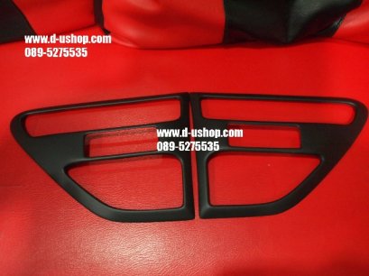 ครอบไฟแก้มแปะหลอกดำด้าน Ford Ranger All New 2013