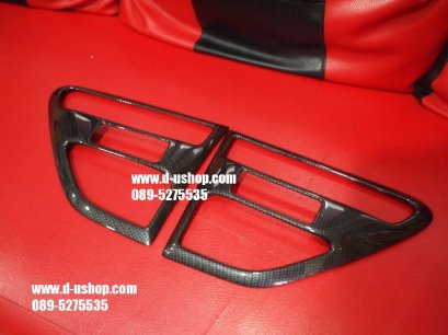 ครอบไฟแก้มแปะหลอกเคฟล่า Ford Ranger All New 2013