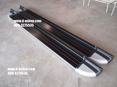 บันไดข้างสแตนเลสตรงรุ่น Nissan Navara All New 2014