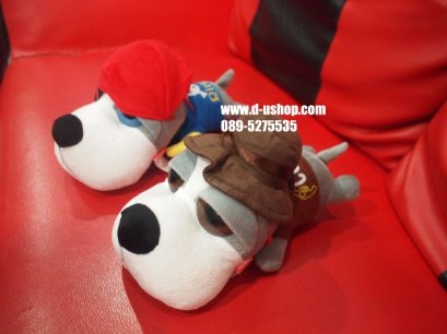 ตุ๊กตาดับกลิ่นลายSuper Dog เสื้อน้ำตาล