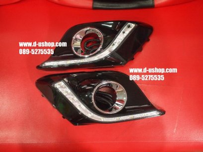 ชุดไฟ Daylight Running Time LED ตรงรุ่น Mazda3 All New 2014