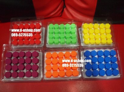 ฝาครอบน็อตล้อสีล้วน สำหรับรถทุกรุ่น