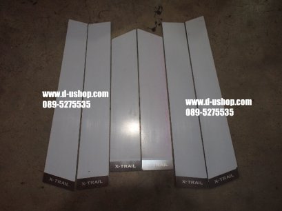 เสากลางประตูสแตนเลสตรงรุ่น X Trail New 2013 รุ่น6ชิ้น