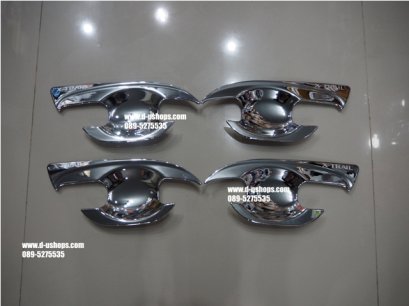 เบ้ามือเปิดประตูโครเมียมตรงรุ่น Nissan X Trail New 2014