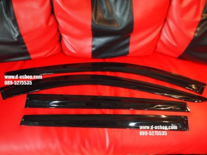 กันสาดสีดำตรงรุ่น Mazda2 New SKYACTIV 2015