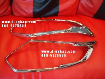 ครอบไฟหน้าโครเมียมตรงรุ่น Nissan X Trail New 2014