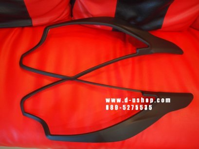 ครอบไฟหน้าดำด้านตรงรุ่น Mitsubishi Triton All New 2014