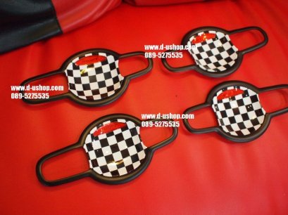 เบ้ามือเปิดลายหมากรุกขาวดำ ตรงรุ่น Suzuki Swift Eco Car 2012