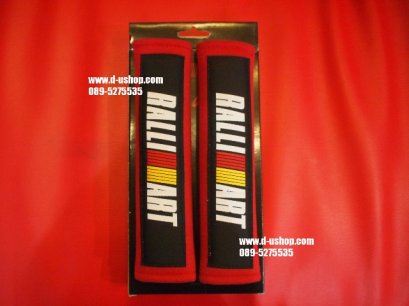 คาดเบลล์แดงดำโลโก้ Ralliart สำหรับรถทุกรุ่น