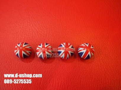 จุกลมล้อโลโก้ลายธงชาติอังกฤษออริจินัล สำหรับรถทุกรุ่น