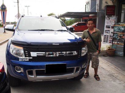 ลูกค้ารถ Ford Ranger All New สีน้ำเงินมาแต่งเต็มกับดียูช้อปค่ะ
