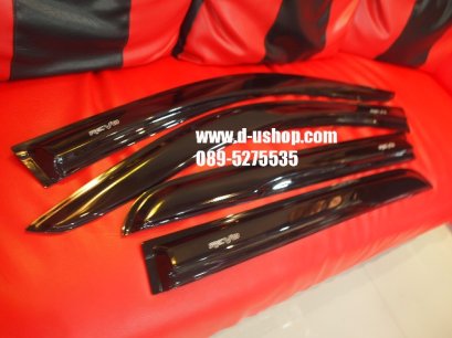 กันสาดสีดำตรงรุ่น Toyota REVO 2015 2/4ประตู