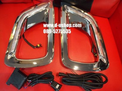 ชุดไฟ Daylight Running Time LED ตรงรุ่น Nissan Navara All New 2014