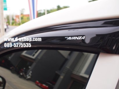 กันสาดสีดำตรงรุ่น Toyota AVANZA 2010-2015