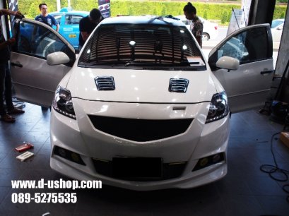 สกู๊ปแปะหลอกติดฝากระโปรงเคฟล่าสำหรับรถทุกรุ่น