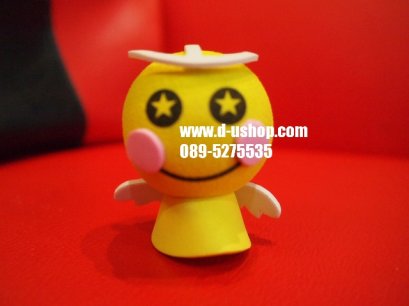 ตุ๊กตาเสียบเสาอากาศ ตุ๊กตาไล่ฝนสีเหลือง สำหรับรถทุกรุ่น