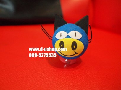 ตุ๊กตาเสียบเสาอากาศ เจ้าบลู4ตา สำหรับรถทุกรุ่น