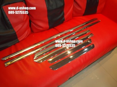 กันกระแทกข้างประตูตรงรุ่นโครเมียมVIP Honda Accord All New 2013 (เกาหลี)