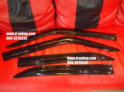 กันสาดสีดำโมฉีดตรงรุ่น MG3