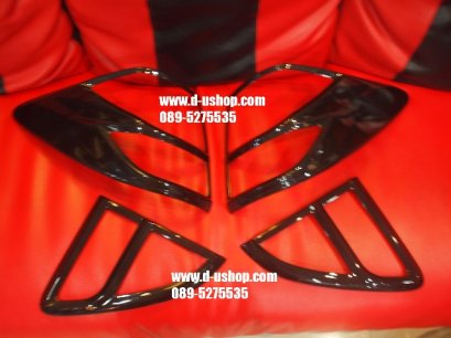 ครอบไฟท้ายดำเงาตรงรุ่น Mazda BT-50 All New Pro