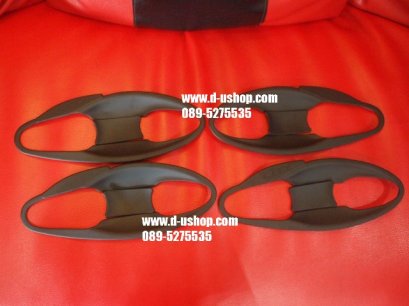 เบ้ามือเปิดประตูกันรอยดำด้านตรงรุ่น Honda City All New 2014