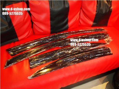 กันสาดสีดำMugen ตรงรุ่น มีกิฟล็อค Honda Civic FD