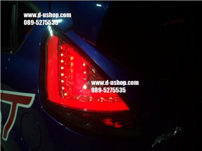 โคมไฟท้าย Smoke LED ตรงรุ่นFord Fiesta สไตล์ BMW