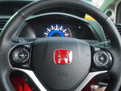 โลโก้ H แดงติดพวงมาลัย Mugen Honda  Civic New 2012-2015