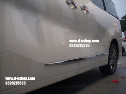 คิ้วกันกระแทกข้างประตูโครเมียม Toyota Alphard All New 2015