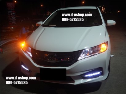 ชุดไฟ Daylight Running Time LED ตรงรุ่น Honda City All New 2014 สไตล์เบนซ์