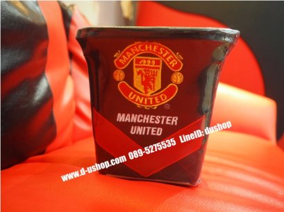 ถังขยะภายในรถ ลาย Manchester สีดำสำหรับรถทุกรุ่น