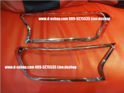 ครอบไฟหน้าโครเมียมตรงรุ่น Ford Everest 2015