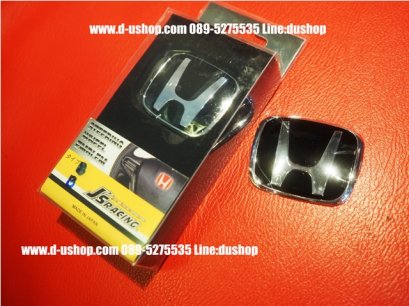 โลโก้ H ดำติดพวงมาลัย Honda Civic FD