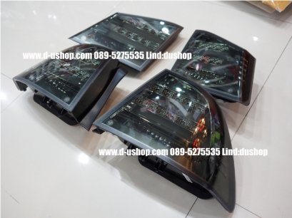 โคมไฟท้าย Smoke LED ตรงรุ่น Honda Civic 2006-2010 (FD)สไตล์BMW