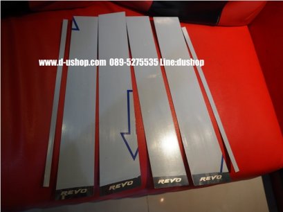 เสากลางสแตนเลสตรงรุ่น6ชิ้น Toyota REVO 2015