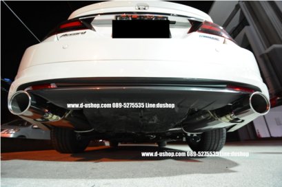 ท่อสูตรชุดเต็มปลายท่อเดี่ยวซ้ายขวาทรง fujitsubo Honda Accord Al new 2015
