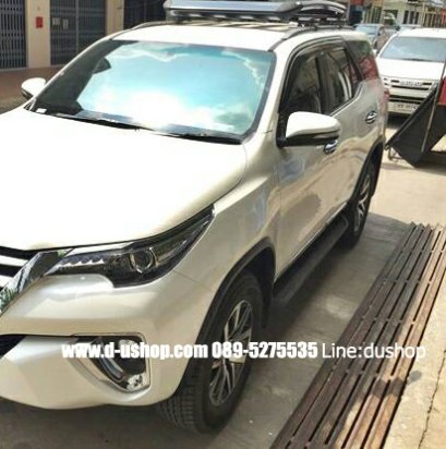 ขาจับแร็คแบบยึด ไม่ต้องเจาะหลังคา ตรงรุ่นสำหรับ Toyota Fortuner All new 2015