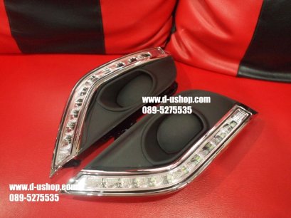 ชุดไฟ Daylight Running Time LED ตรงรุ่น Nissan Almera New 2014