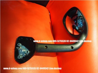 กระจกมองมุมตรงรุ่นสีดำ Toyota Commuter