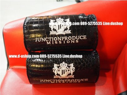 หมอนรองคอหนังแก้ววีไอพี ลายJunction สำหรับทุกรุ่น