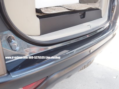 กันรอยท้ายเคฟล่าล้วน ตรงรุ่น Mitsubishi Pajero