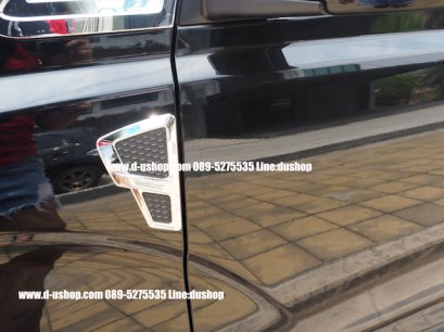 ครอบไฟแก้มโครเมียมตัดดำ Hyundai H1