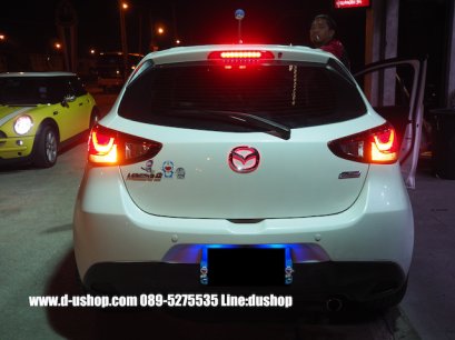 โลโก้ท้ายแบบมีไฟสำหรับ Mazda2 All New Skyactiv 2015 2step