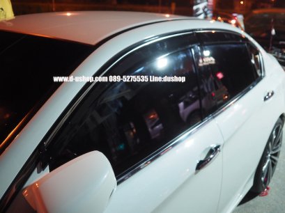 กันสาดขอบโครเมียม Honda Accord All New 2014-16