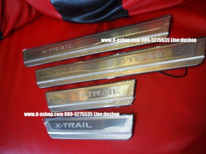กาบบันไดมีไฟตรงรุ่น Nissan X-Trail New 2014 OEM
